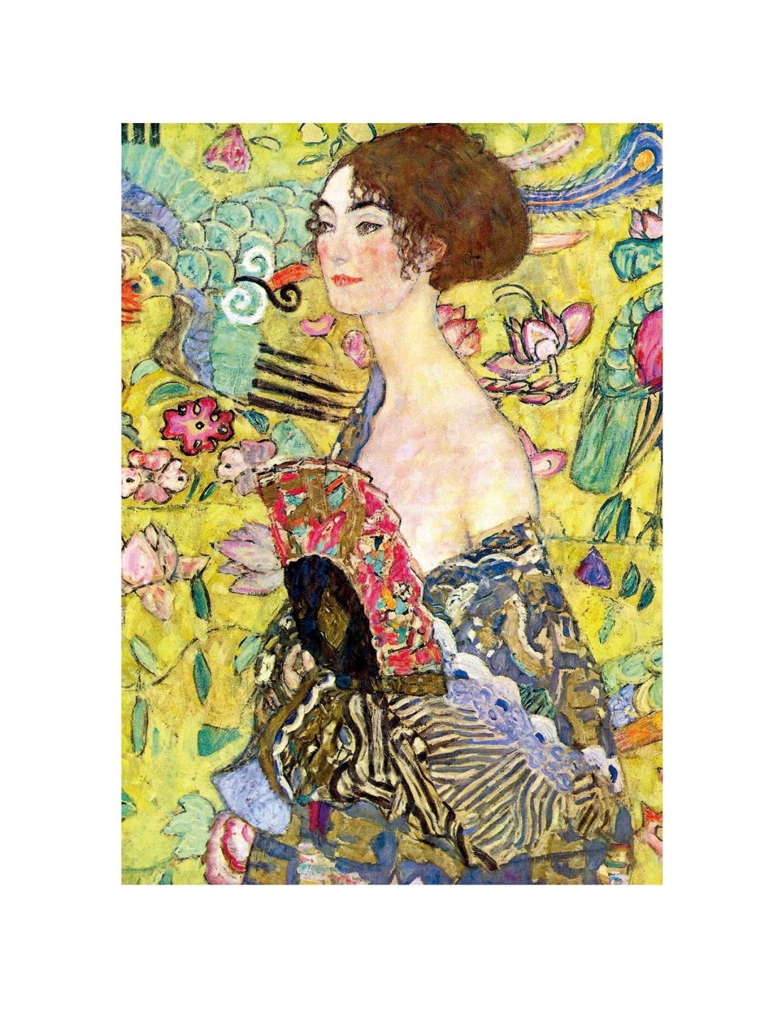 Puzzle Dama con Abanico